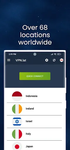 Capturas de tela do VPN.lat: Fast and secure proxy