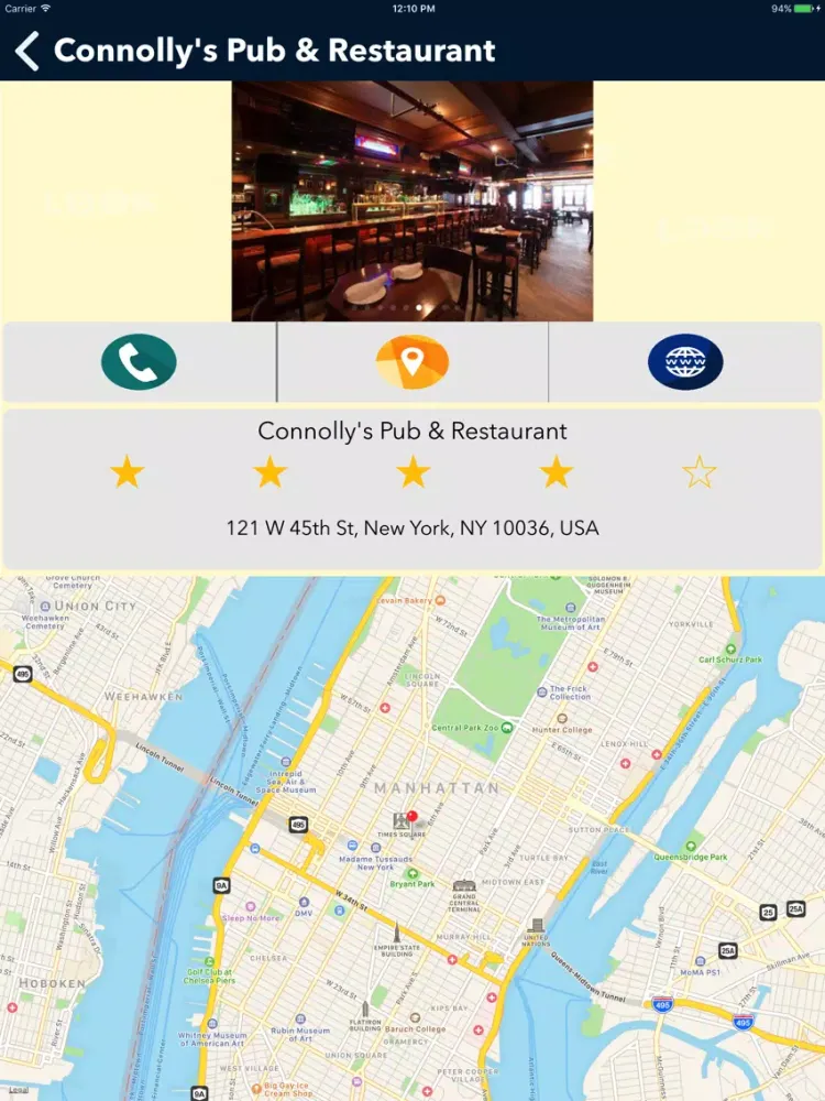 Скриншоты NearByFind iPad 