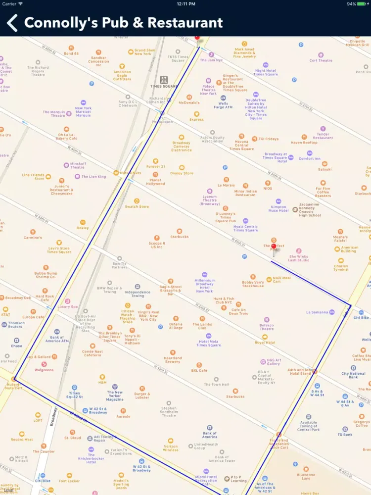 Скриншоты NearByFind iPad 