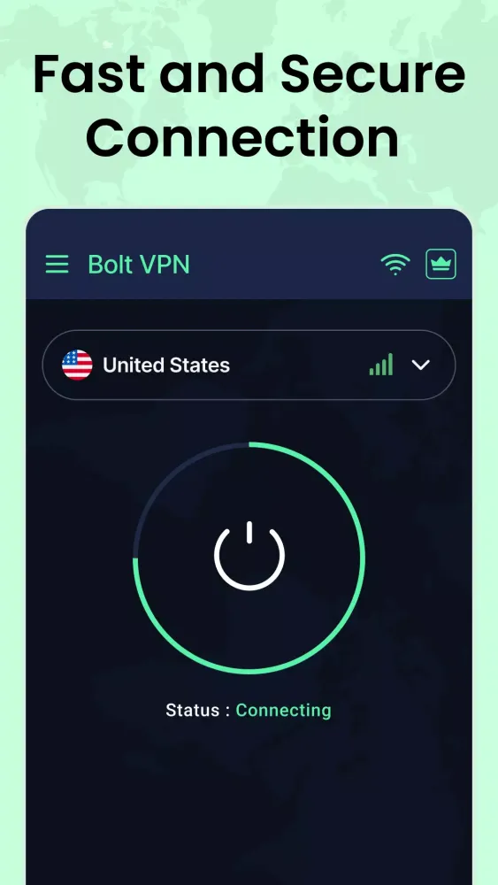 Bolt VPN Screenshots
