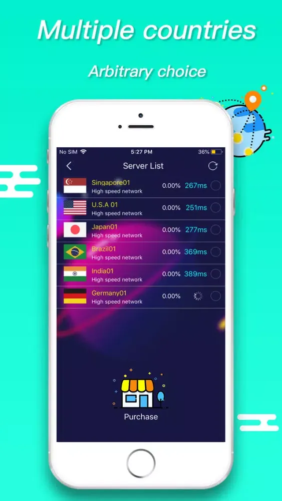 Captures d'écran de VPN:Unlimited VPN Proxy