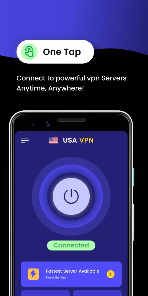 Tangkapan skrin USA VPN