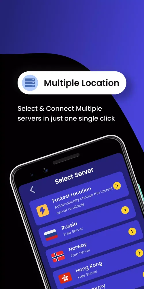 Tangkapan skrin USA VPN