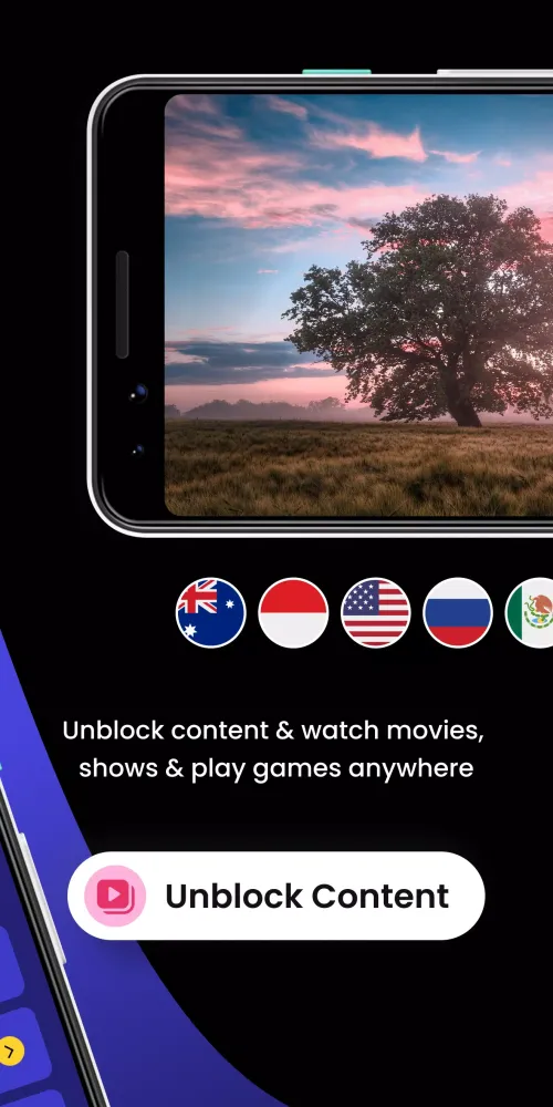 Tangkapan skrin USA VPN