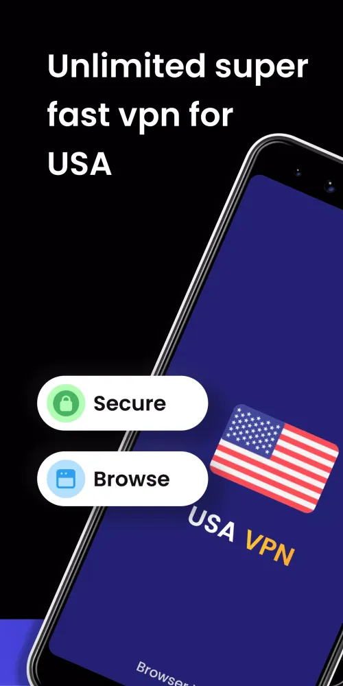 Tangkapan skrin USA VPN