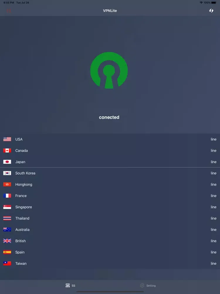 تصاویر VPN Lite iPad 