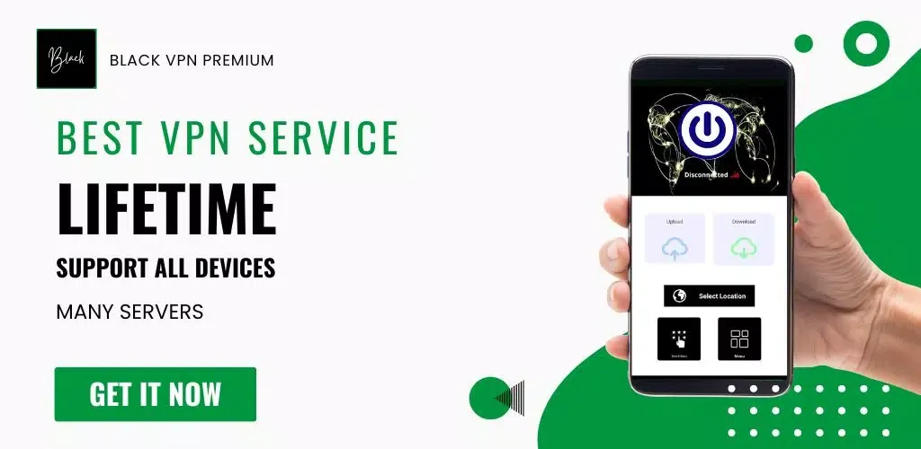 Screenshot di Black VPN Premium