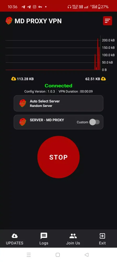 MD PROXY VPN Screenshots