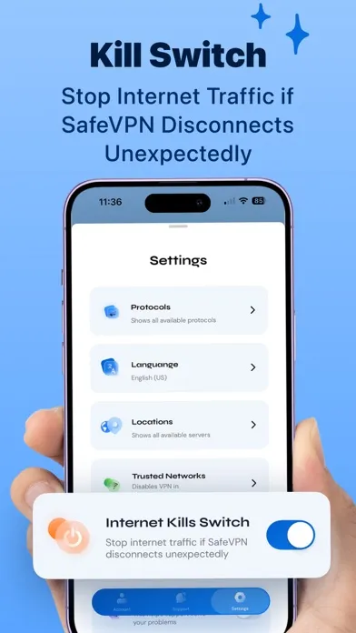 Screenshot di Safe app VPN - turbo fast surf