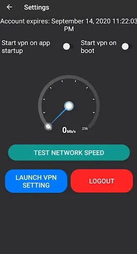 Tangkapan skrin Vpn Shop