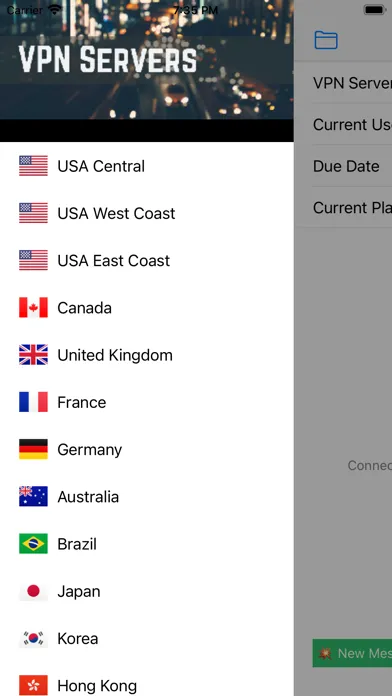 Captures d'écran de VPNTT - Global Unlimited VPN