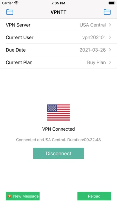 Captures d'écran de VPNTT - Global Unlimited VPN