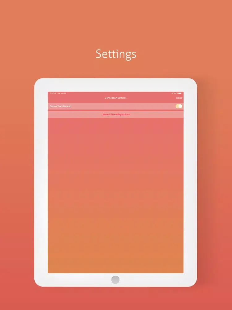 Zrzuty ekranu Rolity VPN - Fast Stable VPN iPad 