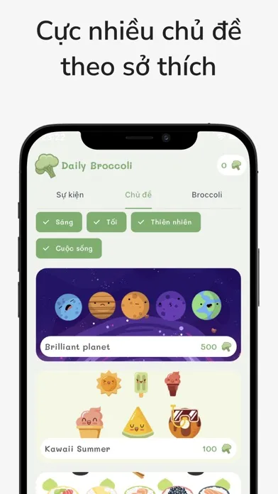Ảnh chụp màn hình của DailyBroccoli: Emotional diary