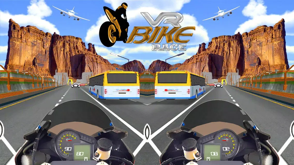 ภาพหน้าจอของ VR Bike Race