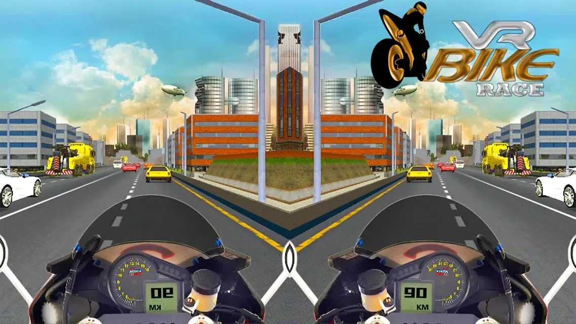 ภาพหน้าจอของ VR Bike Race