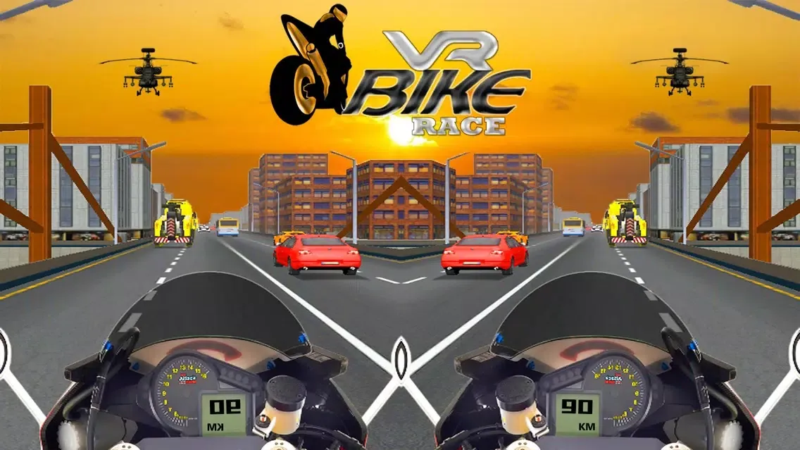 ภาพหน้าจอของ VR Bike Race