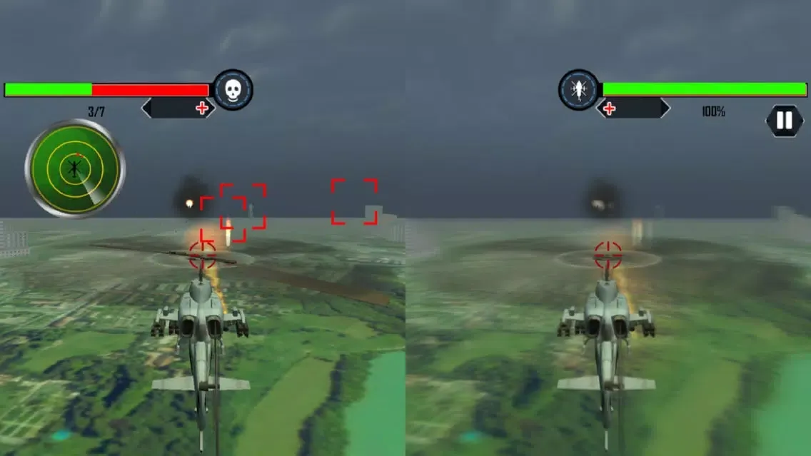 VR Cobra Gunship Helicopter : 3D hell Battle Field應用截圖