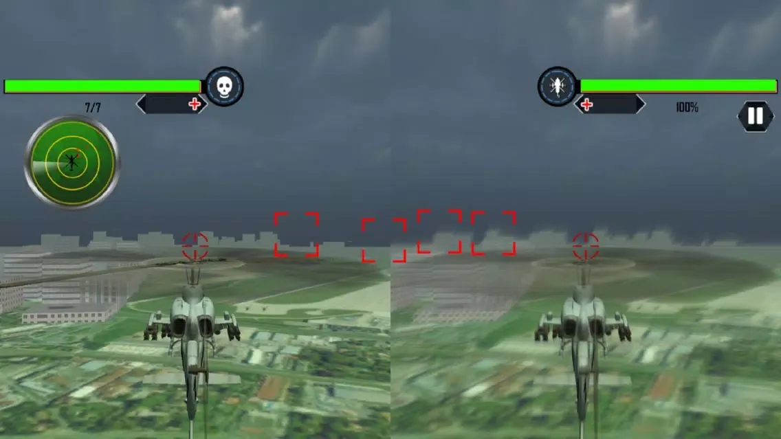 VR Cobra Gunship Helicopter : 3D hell Battle Field應用截圖