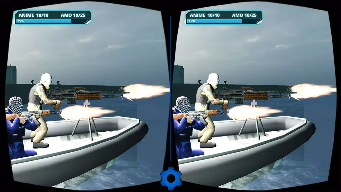 Capturas de tela do VR Military Battleship War
