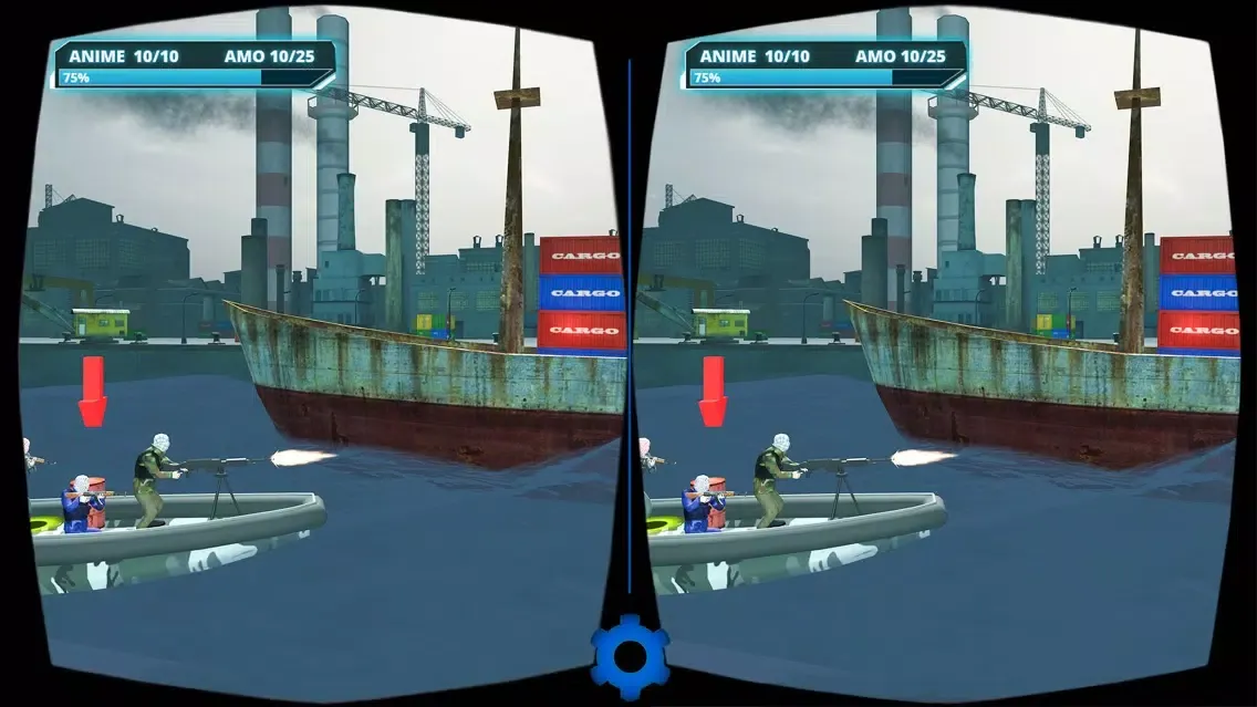 Capturas de tela do VR Military Battleship War