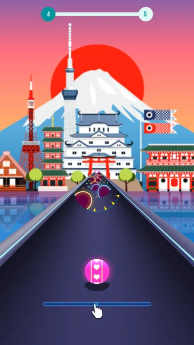 تصاویر Magic Hop Ball-Going Ball Game