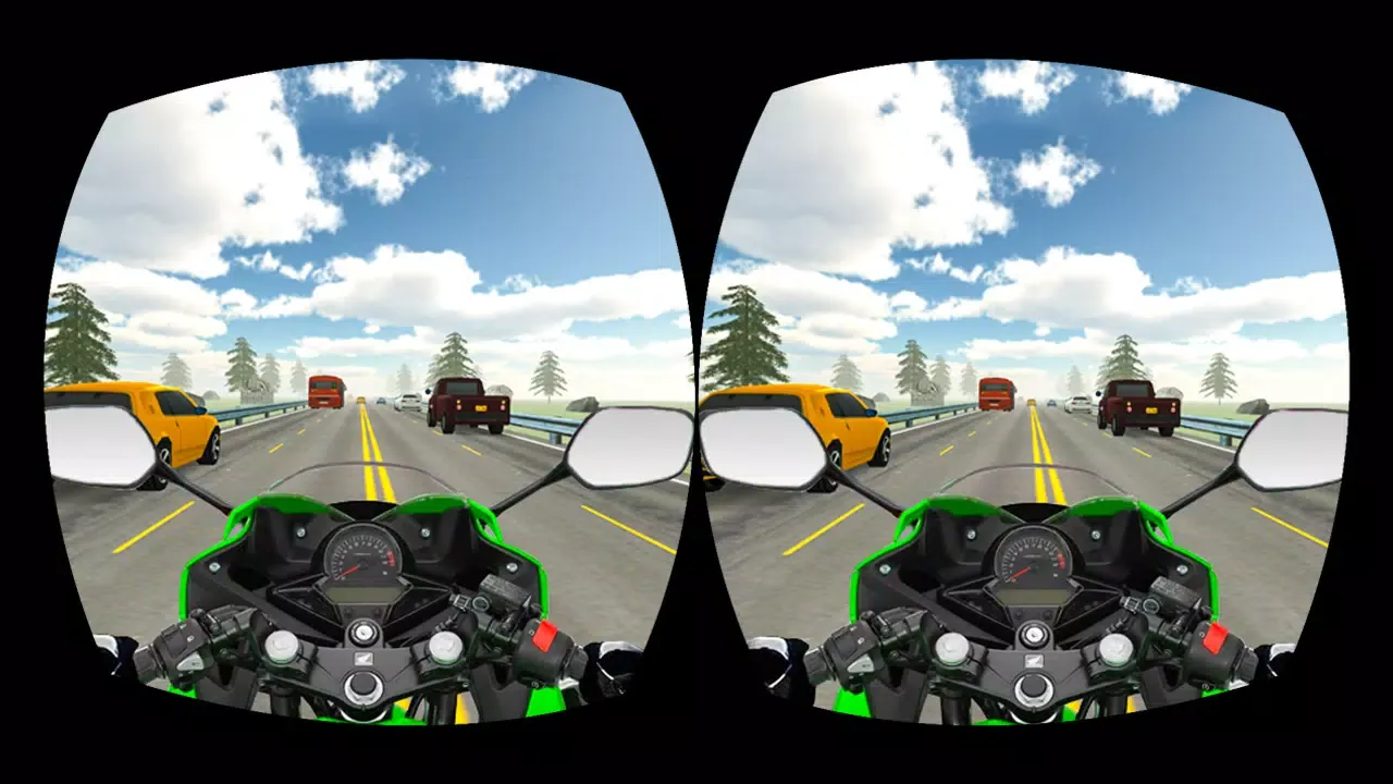 VR Highway Traffic Bike Racer Screenshots