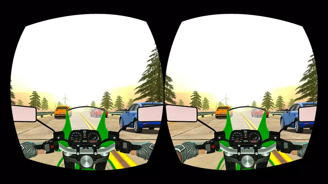VR Highway Traffic Bike Racer Screenshots