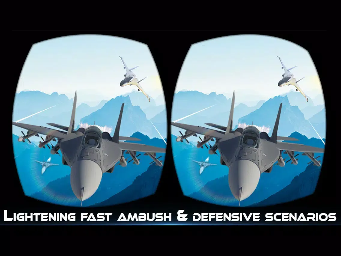 تصاویر VR Jet Fighter Combat Flight Simulator - Free Game iPad 
