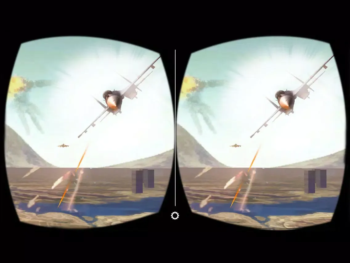 تصاویر VR Jet Fighter Combat Flight Simulator - Free Game iPad 
