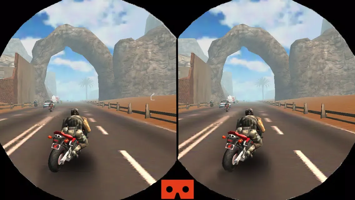 VR Moto Attack Racer : Free Virtual Reality Game Screenshots