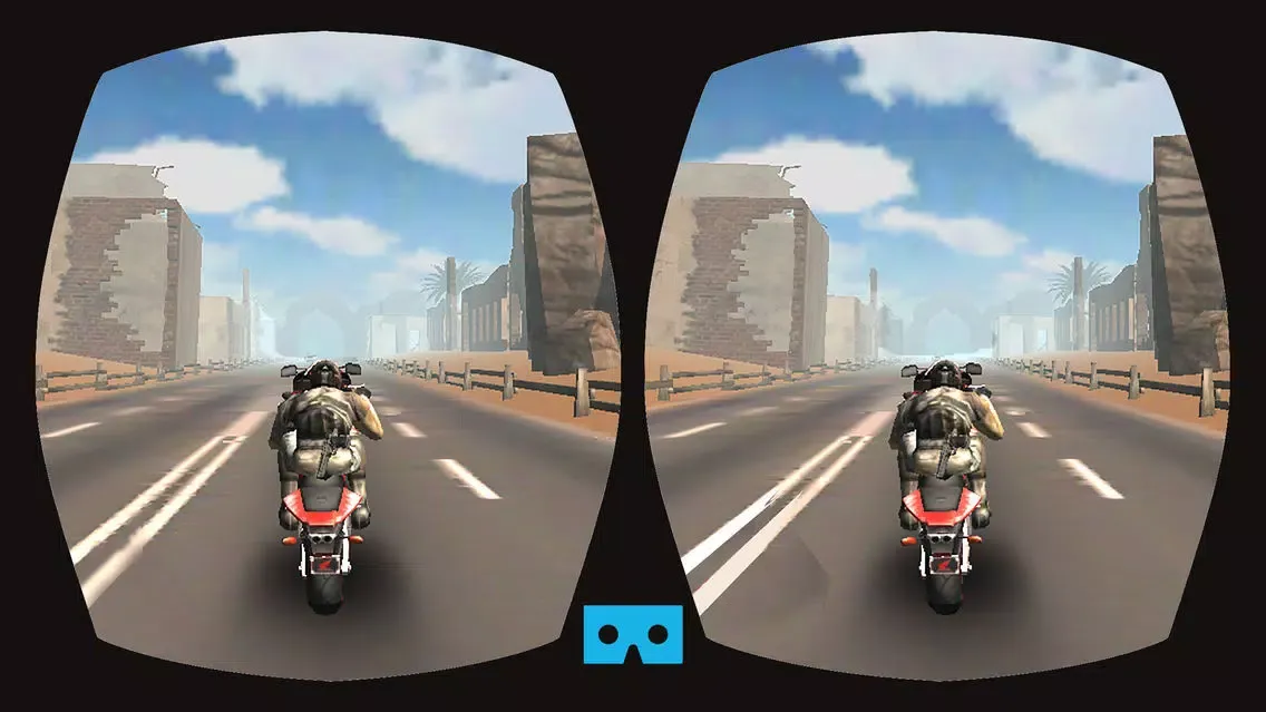 VR Moto Attack Racer : Free Virtual Reality Game Screenshots