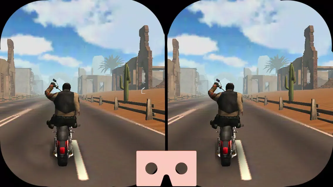 VR Moto Attack Racer : Free Virtual Reality Game Screenshots