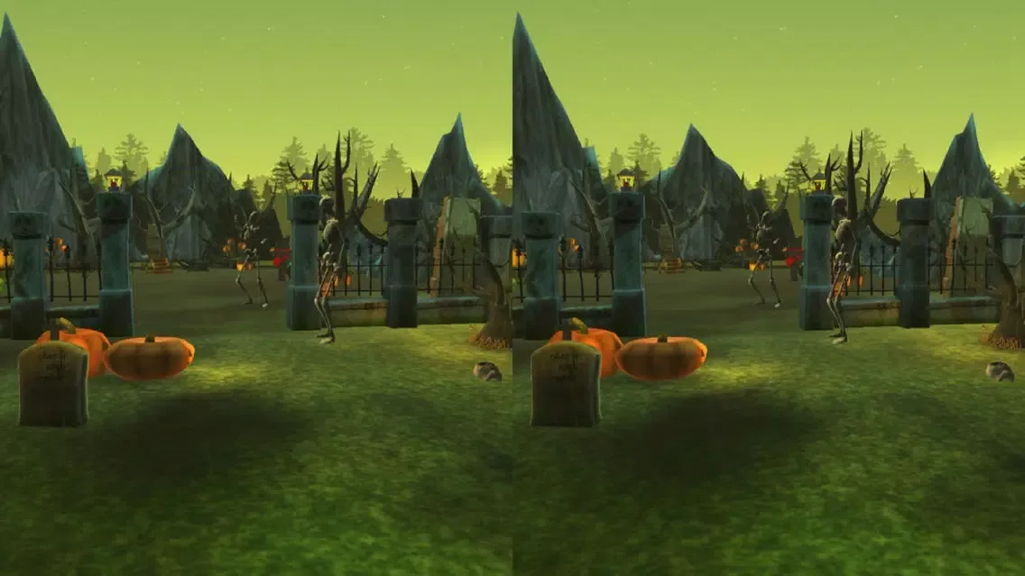 Vr Skelton Grave Land : New 3D horror Game スクリーンショット