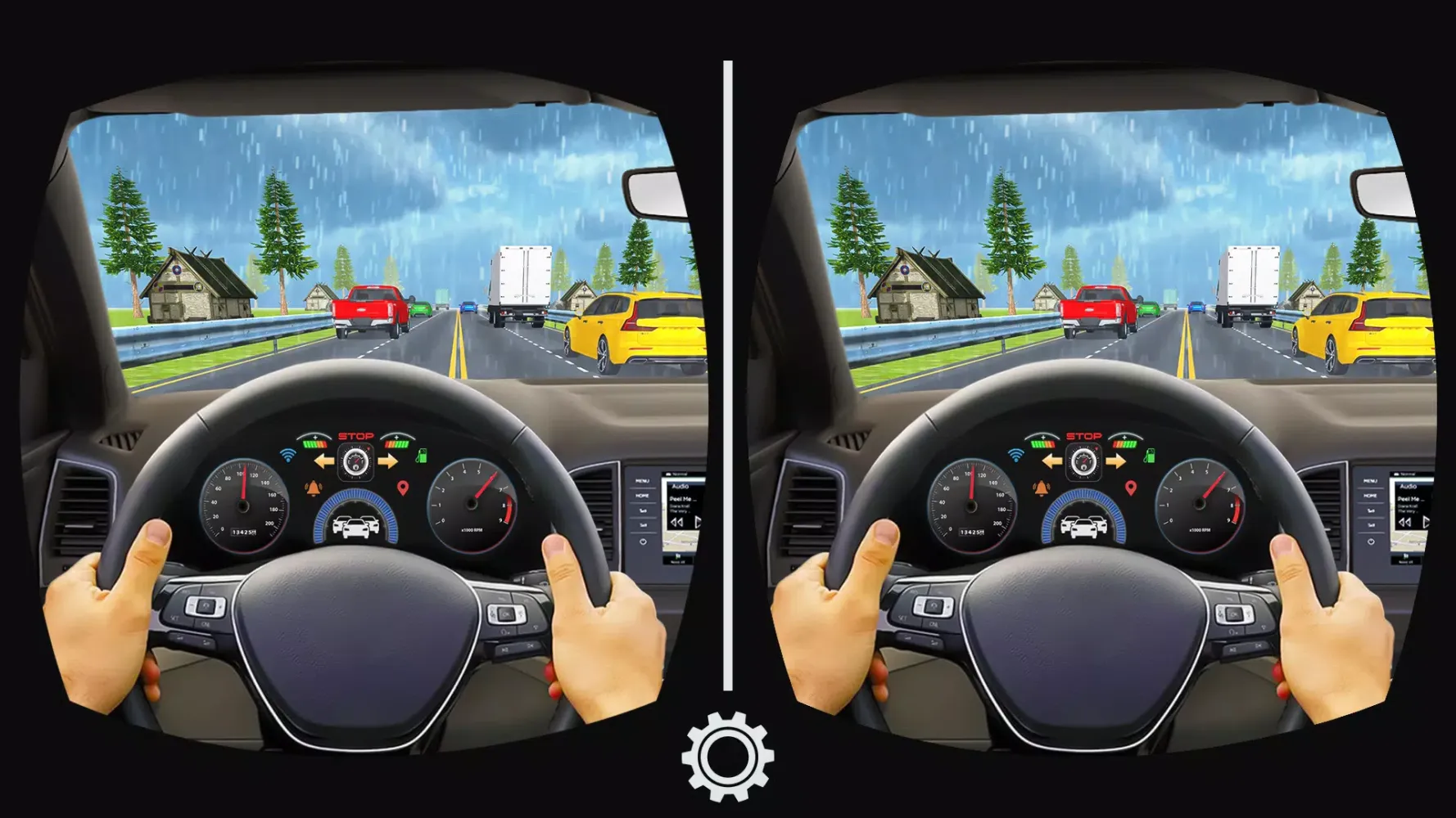 VR Traffic Racing In Car Drive Screenshots