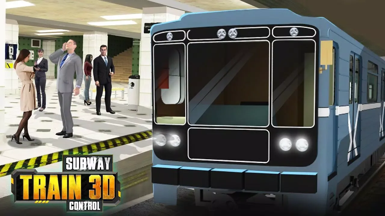 Capturas de tela do Subway Train 3D Control