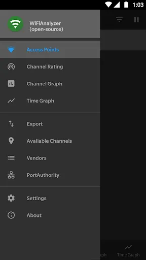 WiFi Analyzer (open-source) Screenshots