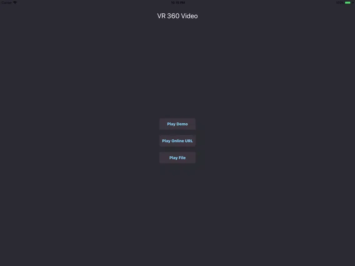 Capturas de tela do 360 VR Video Player 3D iPad 