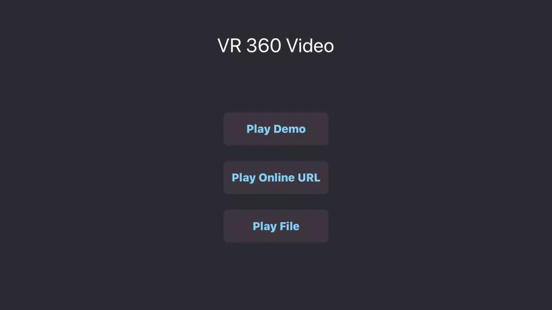 Capturas de tela do 360 VR Video Player 3D
