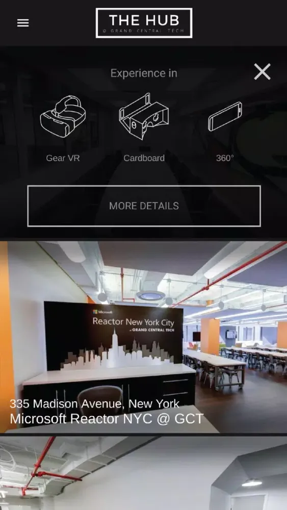 Ảnh chụp màn hình của The Hub @ GCT