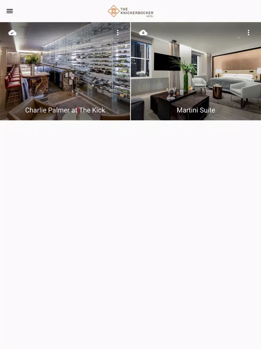 Tangkapan layar The Knickerbocker Hotel VR iPad 