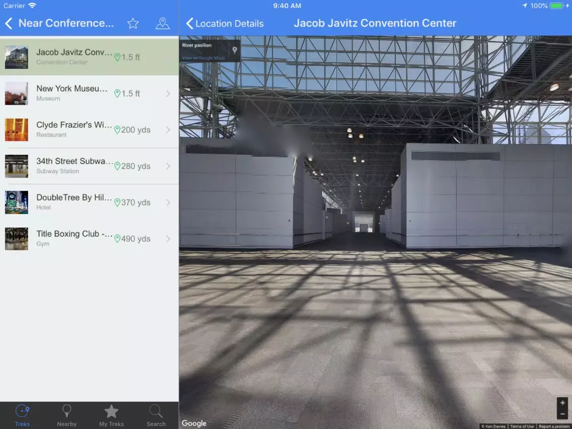 Zrzuty ekranu Conventional VR Guide: NYC iPad 