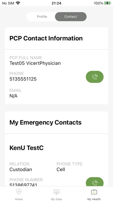 VRI Connect Screenshots