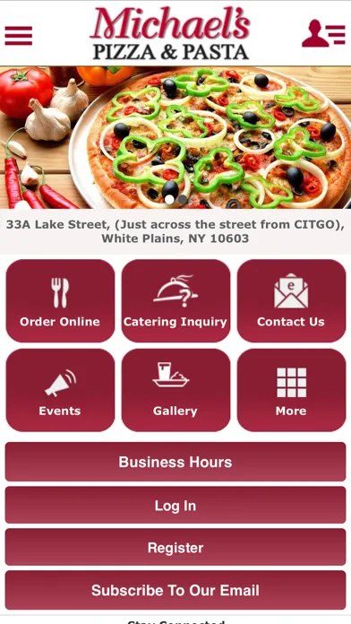 Tangkapan layar Michael's Pizza & Pasta