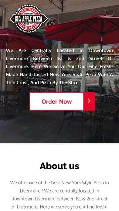 Capturas de pantalla de Livermores Big Apple Pizza