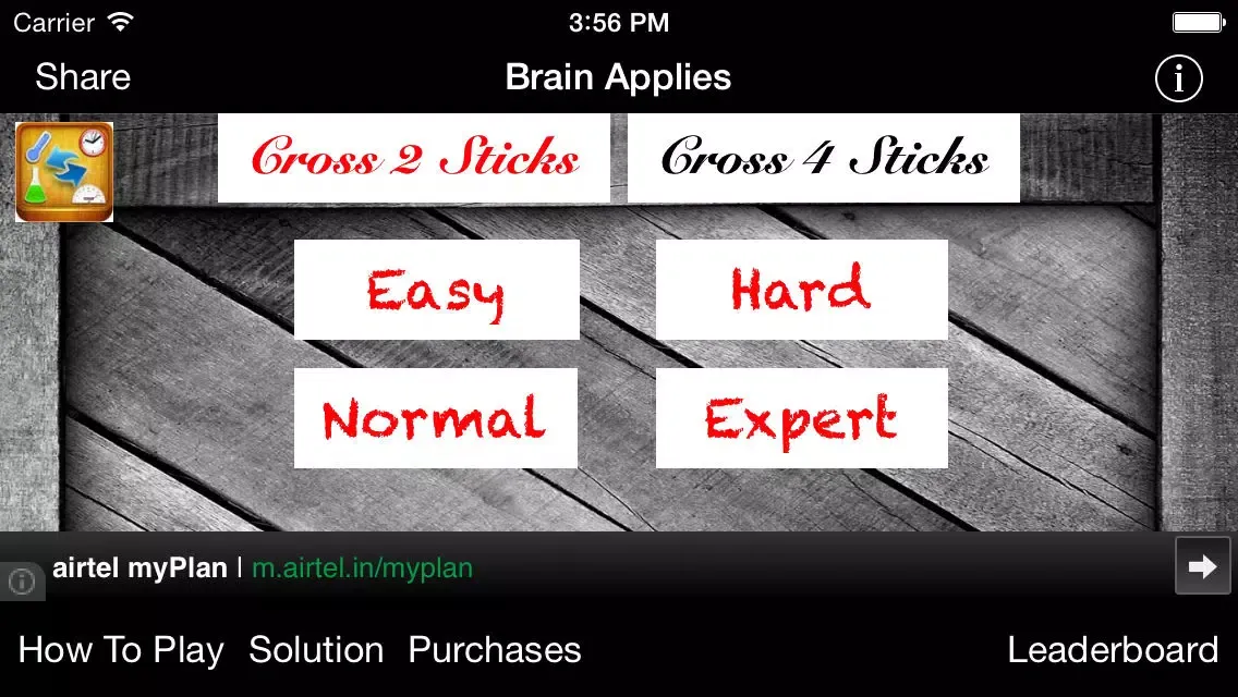 Capturas de pantalla de Brain Applies : Matchstick Cross