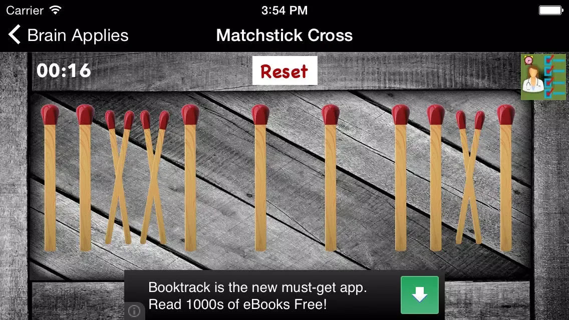 Capturas de pantalla de Brain Applies : Matchstick Cross