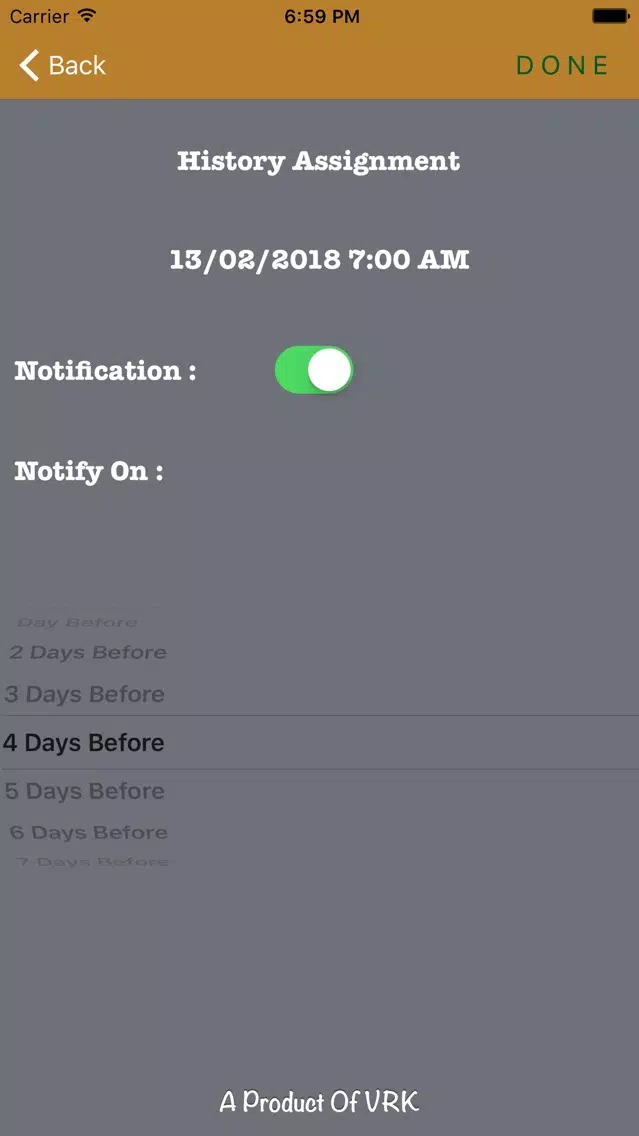 HomeWork Reminder Ekran Görüntüleri