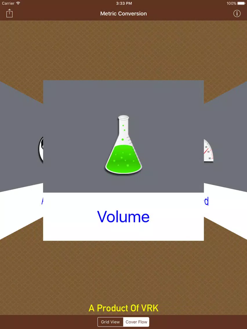 Metric Conversions iPad  Screenshots