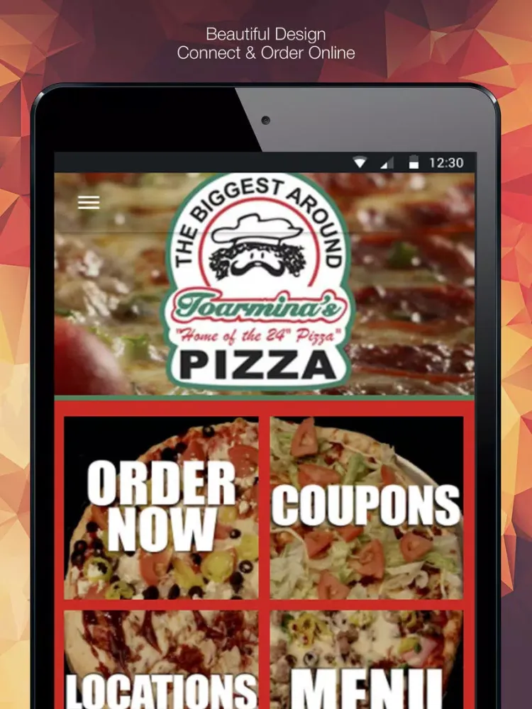 Toarmina's Pizza iPad 應用截圖